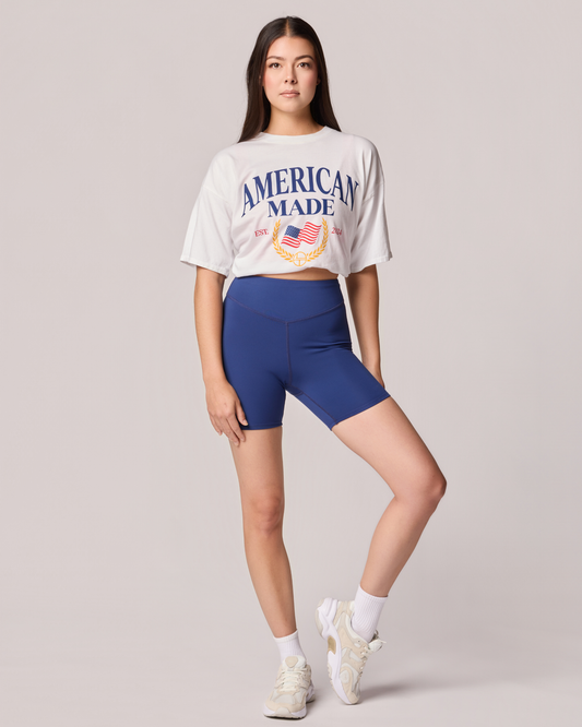 Signature Biker Short - Navy