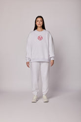 LT Oversized Crewneck Sweatshirt - Heather Grey