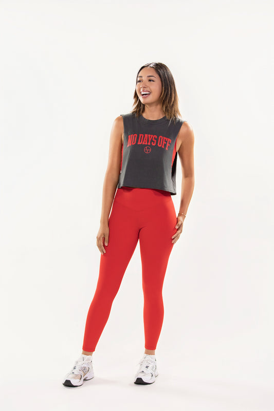 No Days Off Tank - Washed Black