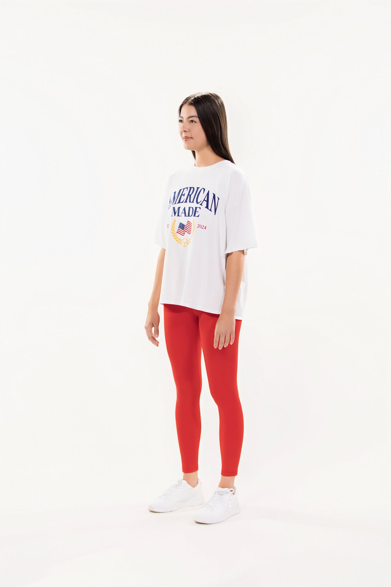 American Made Oversized Tee - Optic White