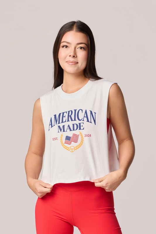 American Made Tank - Optic White