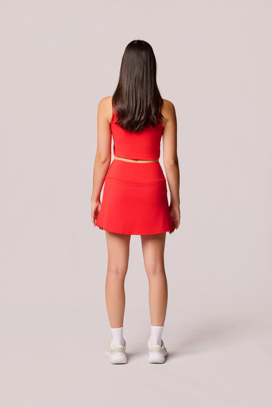LT CLUB SKORT - MAGA Red