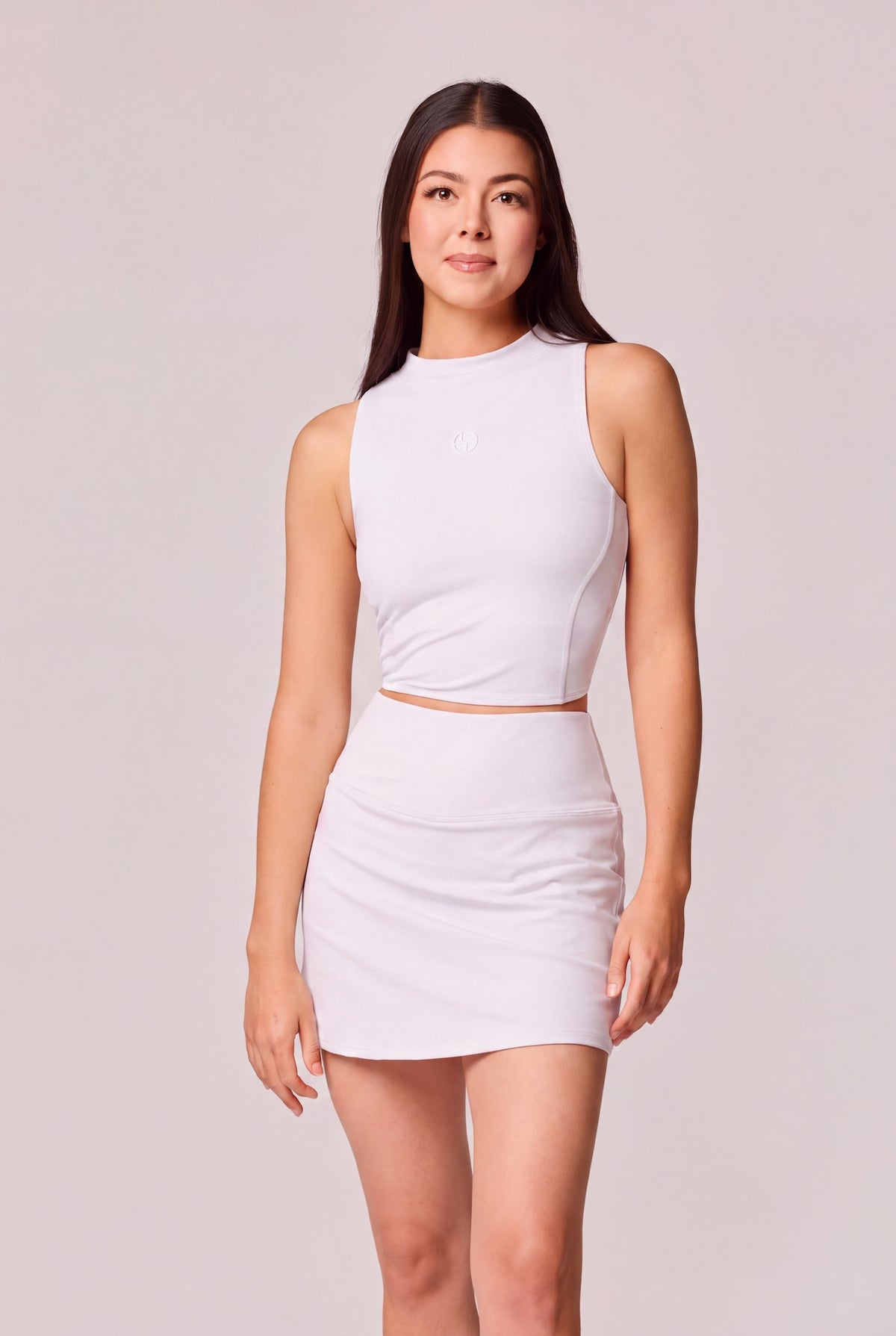 LT CLUB SKORT - Optic White